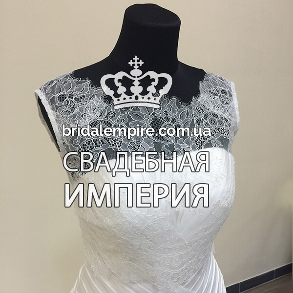 Кружевное болеро на свадебное платье 072004